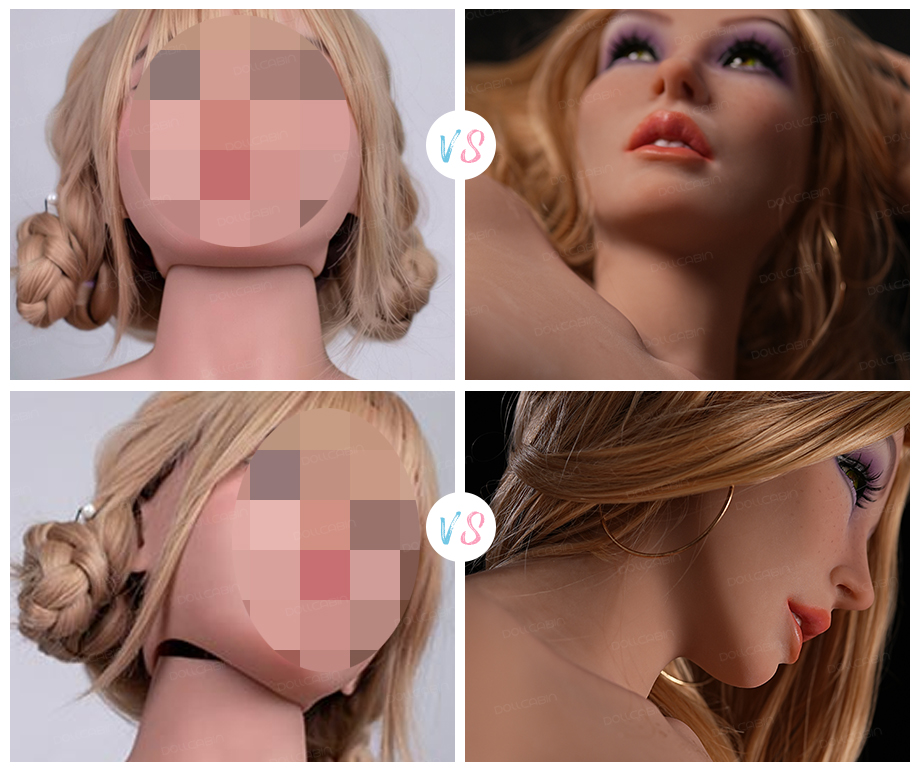 removable head doll VS seamless neck sex doll